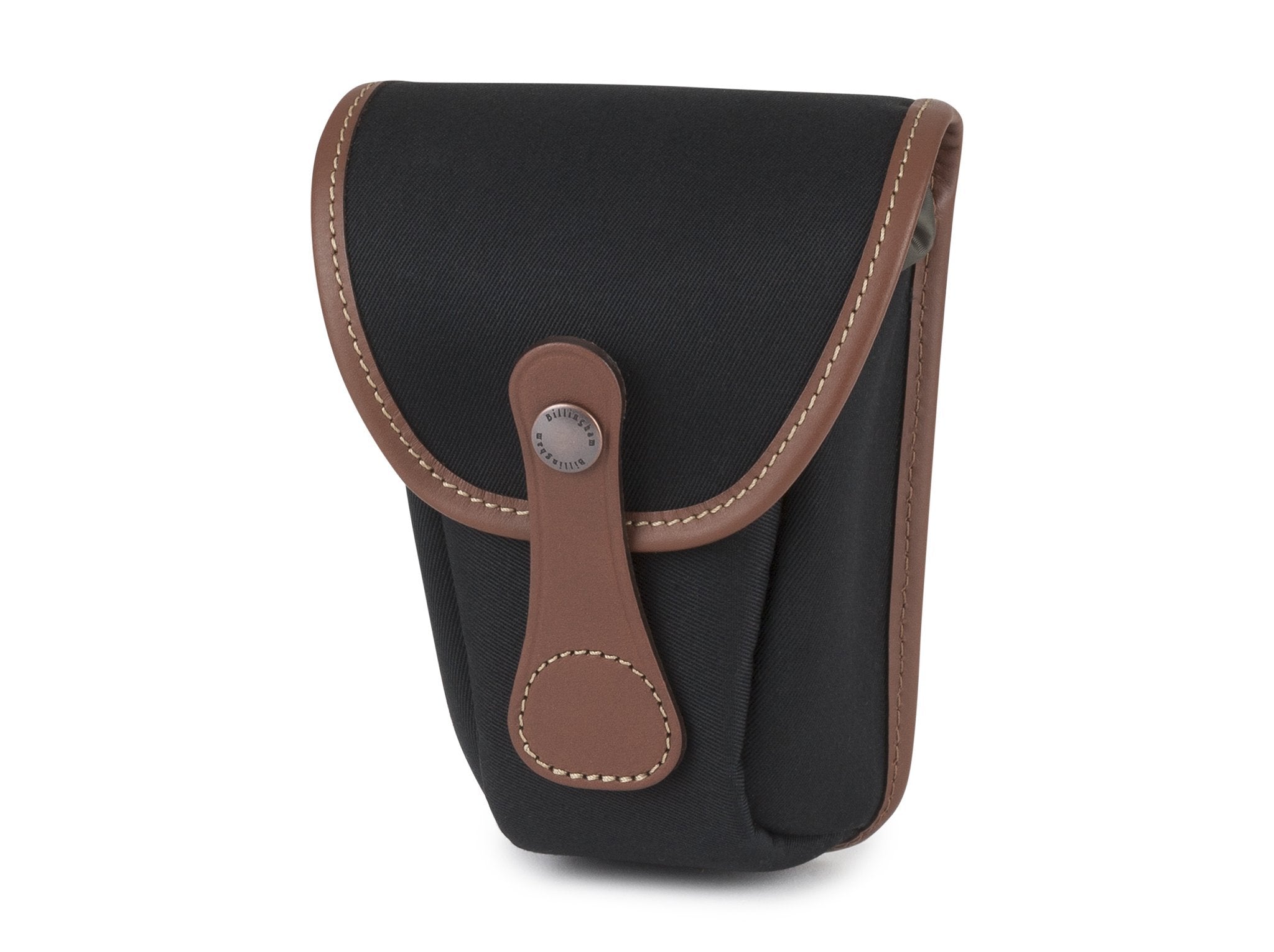 Billingham Tasca AVEA07 Tela Nero/Bordi Cuoio marrone chiaro + finiture ottone