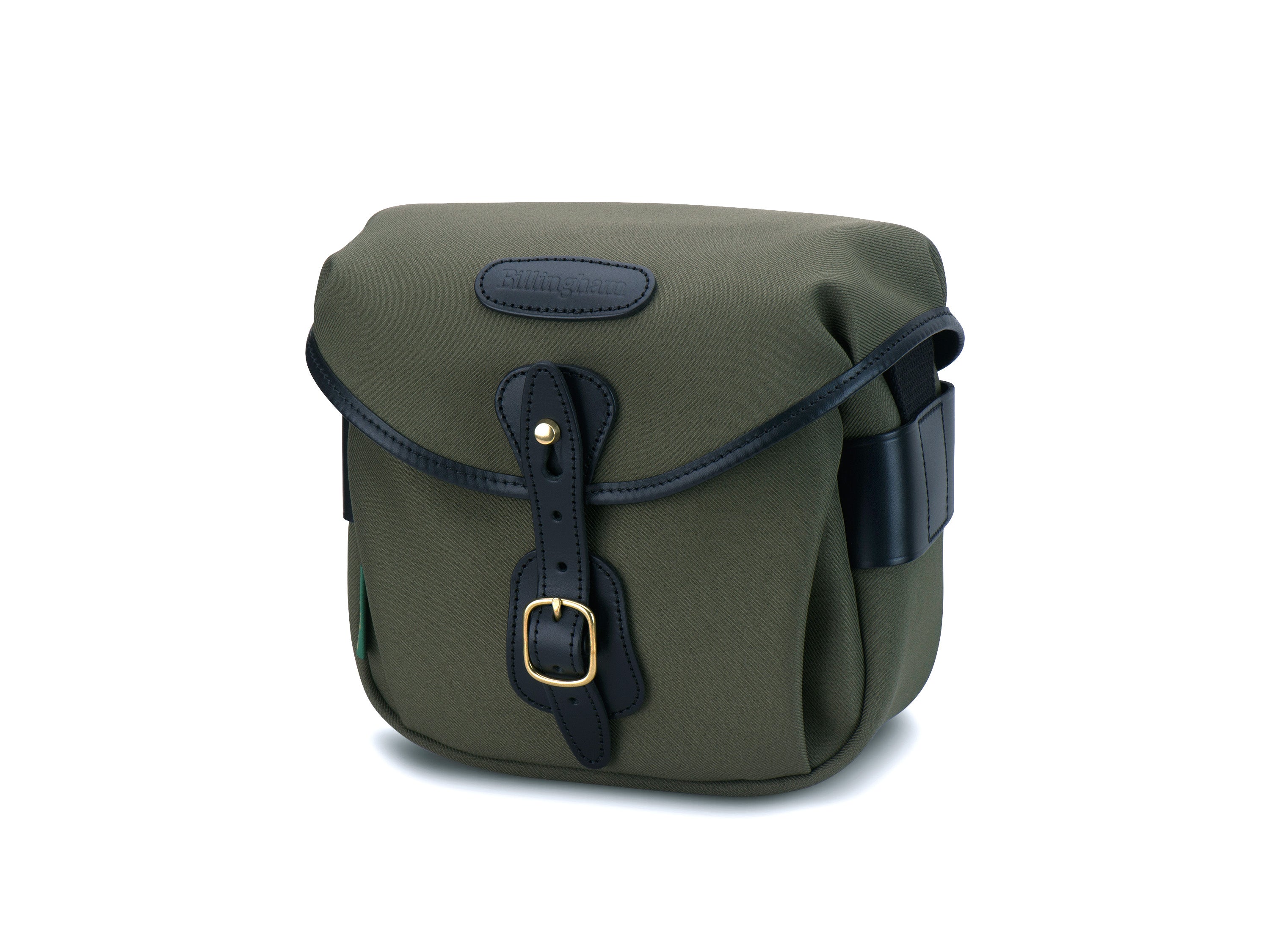 Billingham Borsa Hadley Digital FibreNyte Verde Salvia/Bordi Cuoio nero