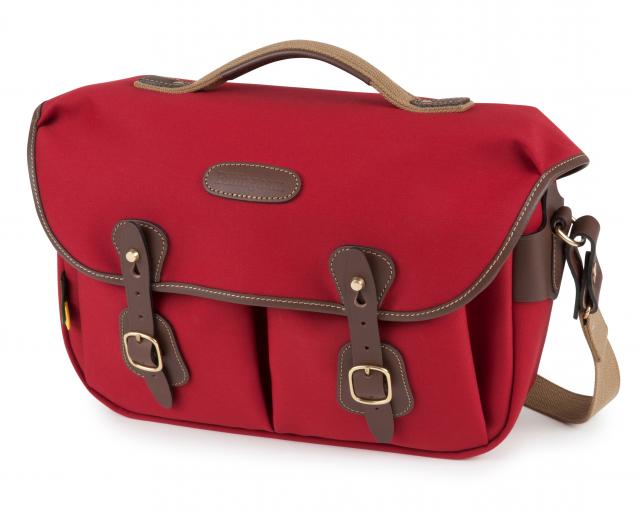 Billingham Borsa Hadley Pro 2020 Tela Burgundy/Bordi Cuoio cioccolato