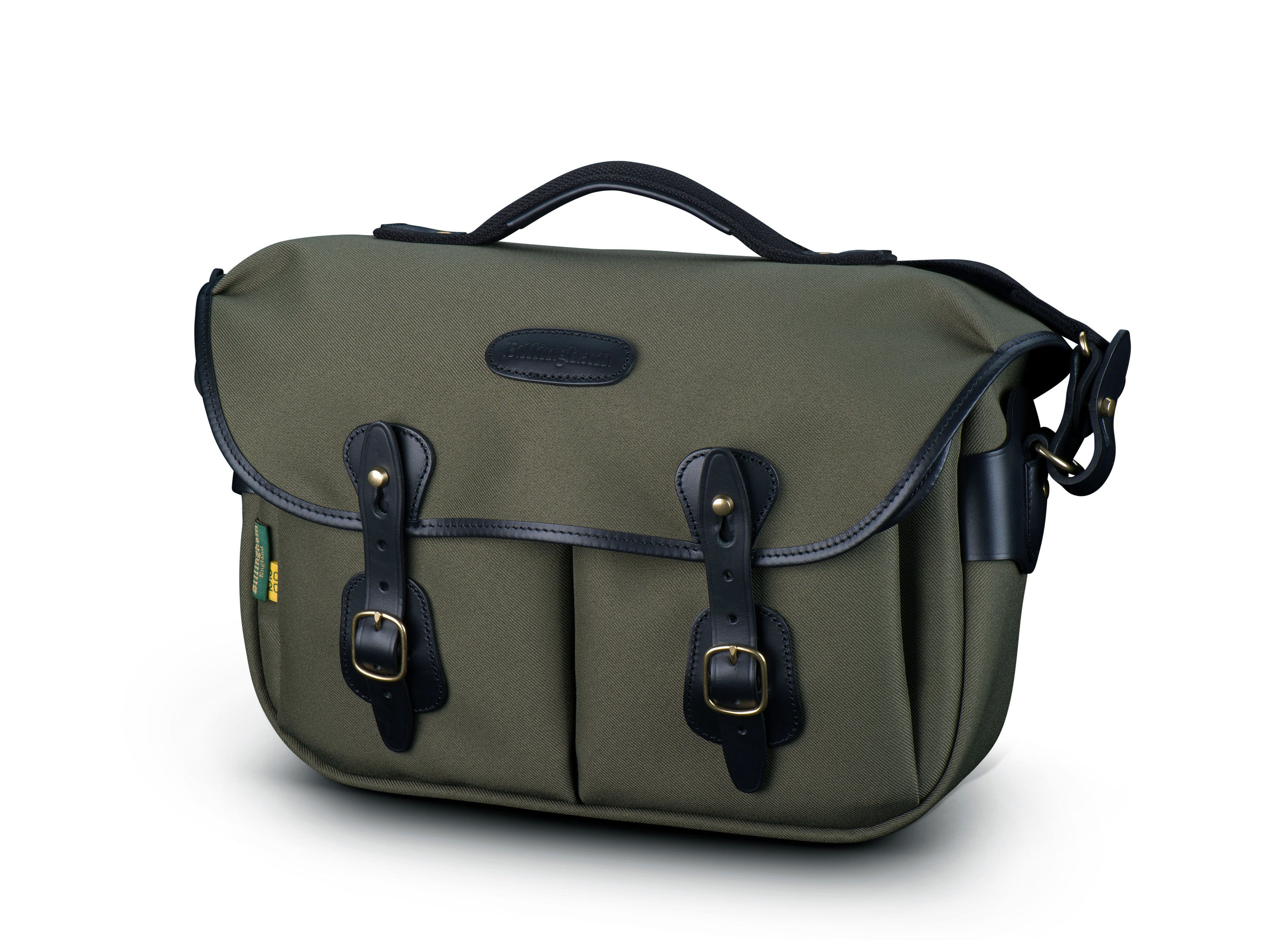 Billingham Borsa Hadley Pro 2020 FibreNyte Verde Salvia/Bordi Cuoio nero
