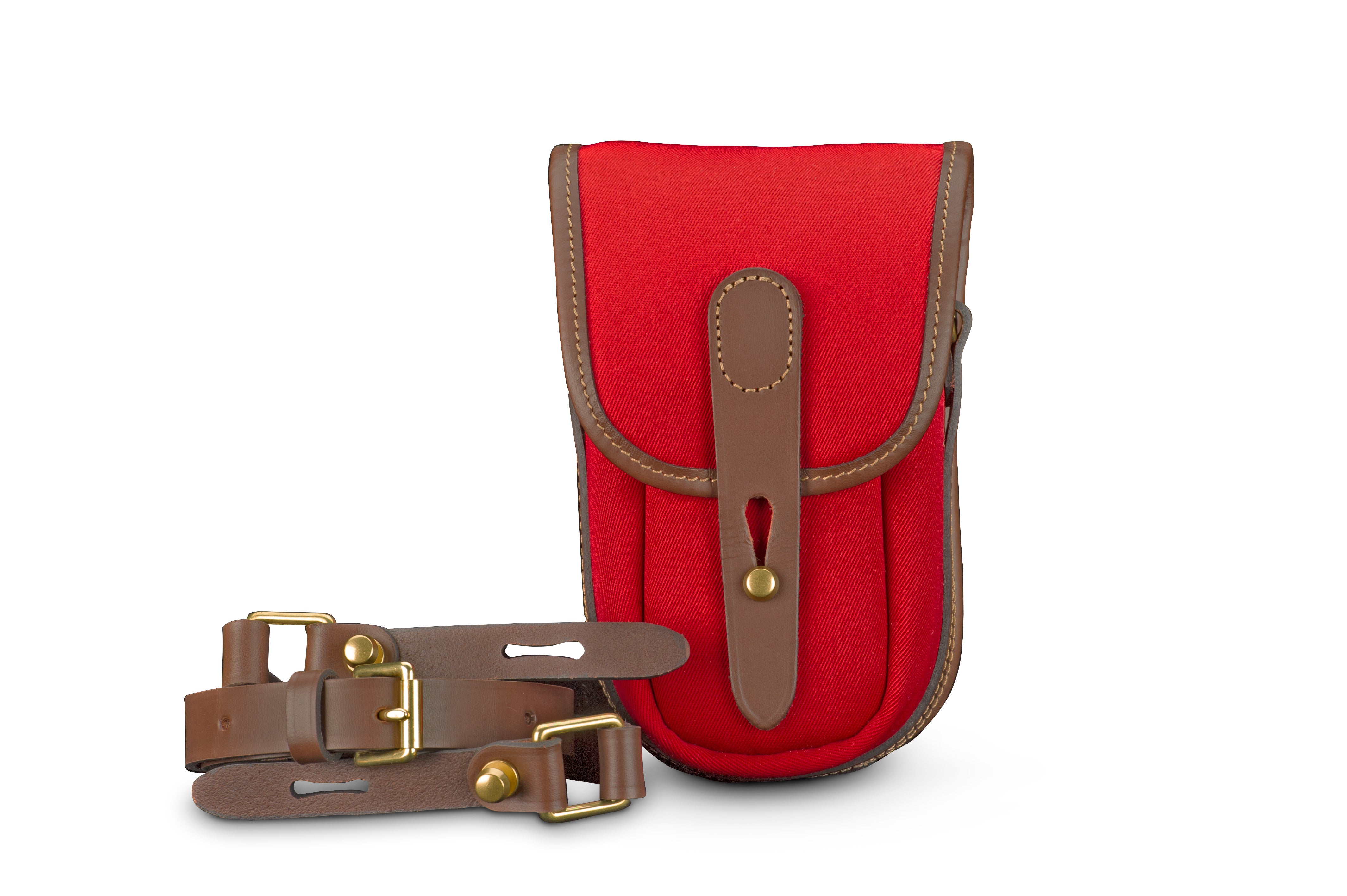 Billingham Borsa TEN-16 Tela Burgundy/Bordi Cuoio cioccolato