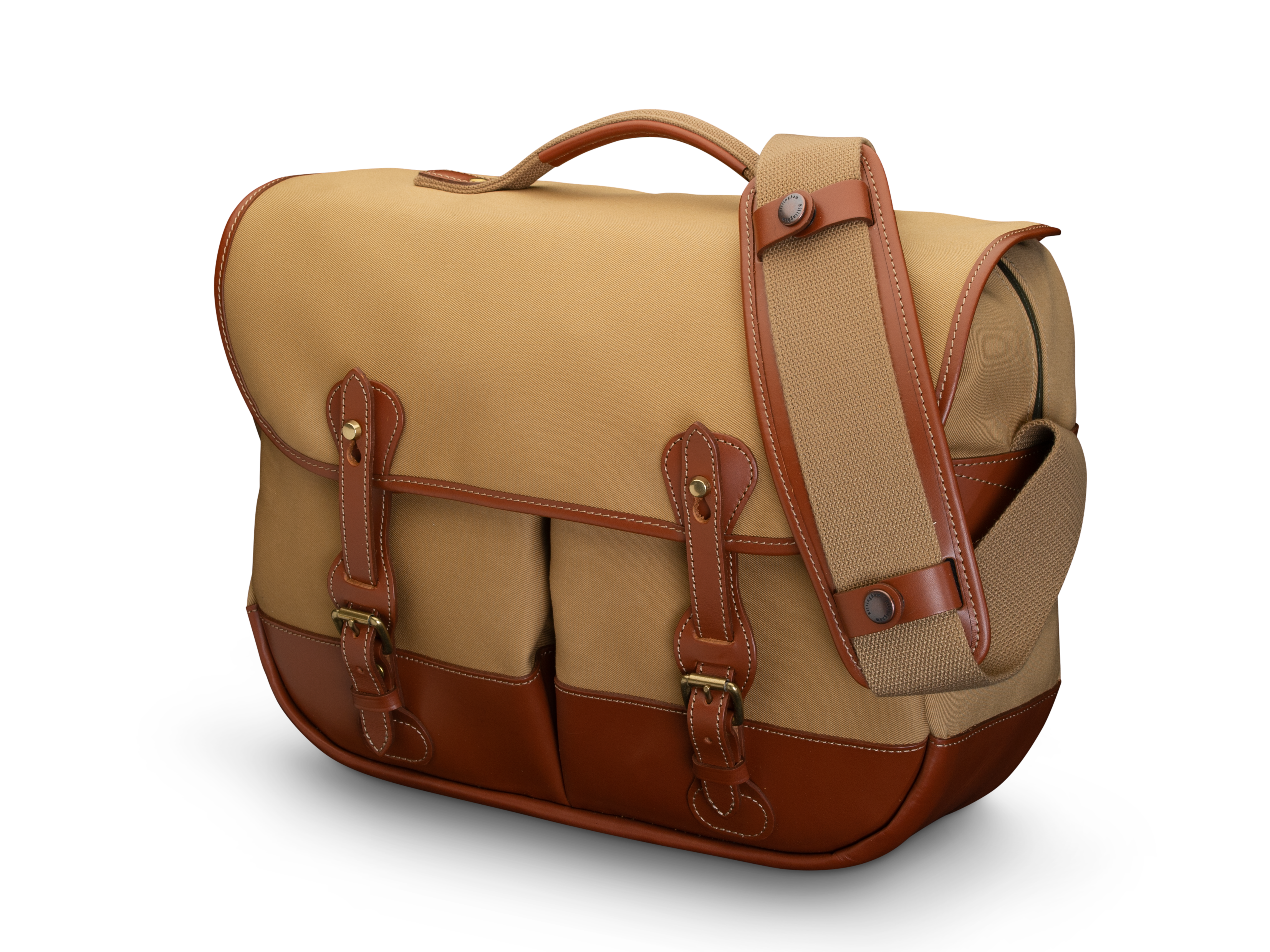 Billingham Borsa Eventer MKII Canvas Khaki/Bordi Cuoio marrone