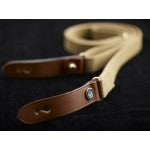 Billingham Tracolla Stowaway per Borsello Tela Khaki/Bordi Cuoio marrone chiaro