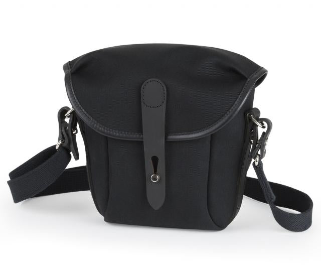 Billingham Borsa per binocolo Galbin 8 Tela Nero/Bordi Cuoio nero
