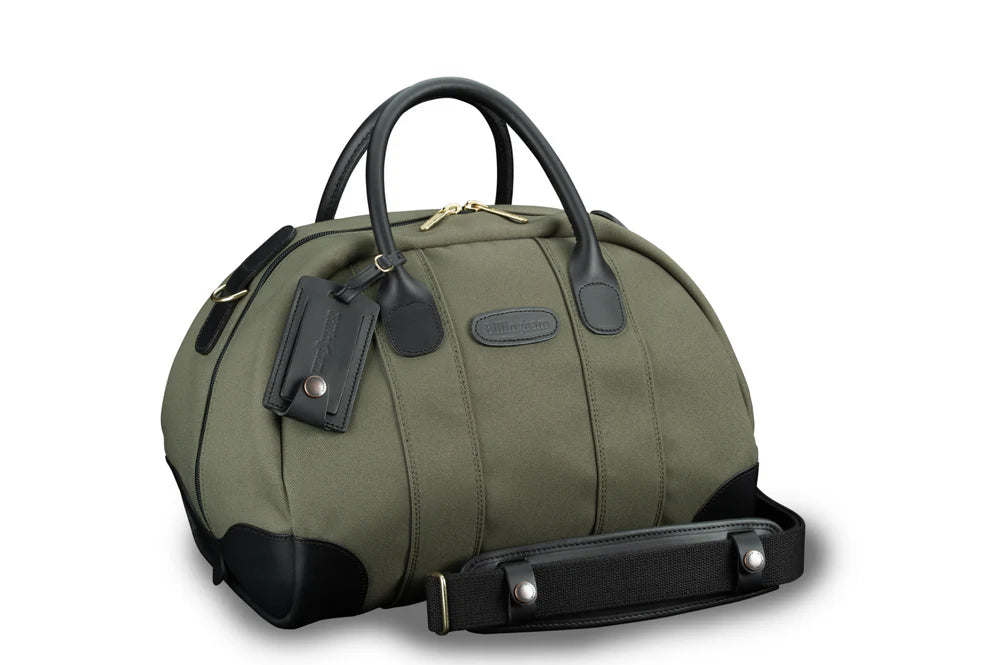 Billingham Borsa Overnight FibreNyte Salvia/Bordi Cuoio nero