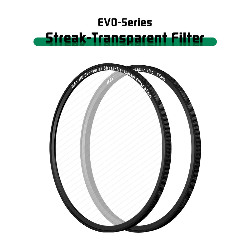 H&Y filtro EVO striscia-Transparent HD alluminio anodizzato 49mm e adattatore magnetico