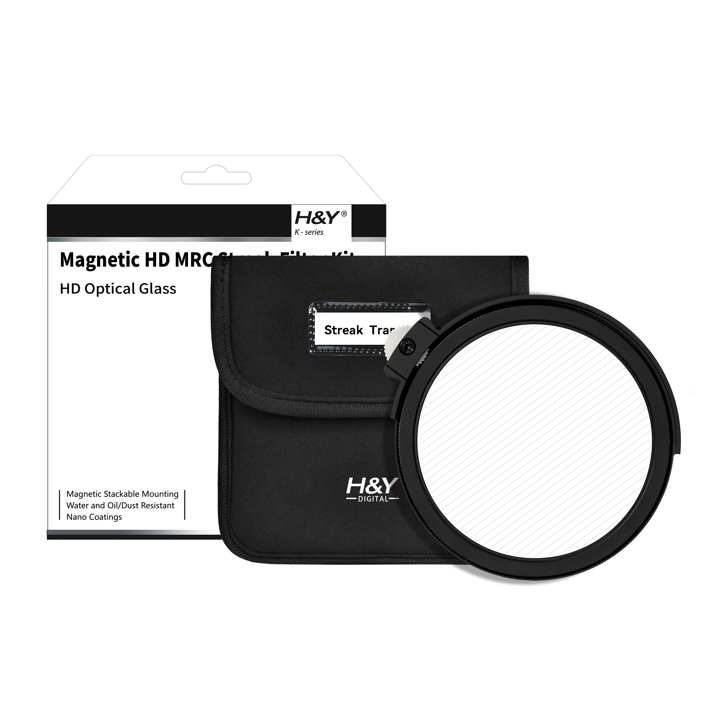 H&Y Filtri  Drop in 95mm striscia trasparente  Per portafiltri serie K o Drop in Rack per sistema Swift