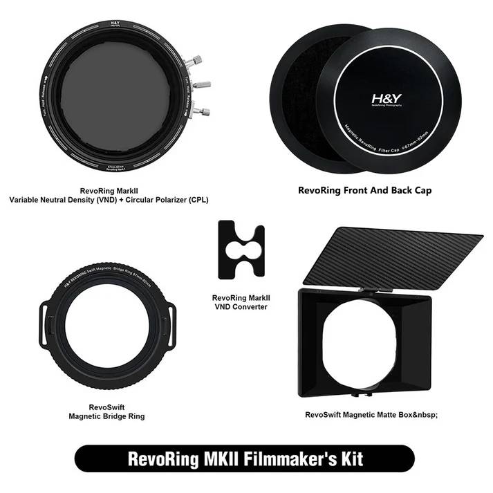 H&Y Filtri RevoRing Mark II Video Kit 82-95mm (RNC95-II + RBR-95 + RMBOX + RC01)