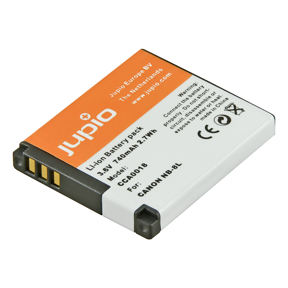 Jupio Batteria fotocamera NB-8L Canon