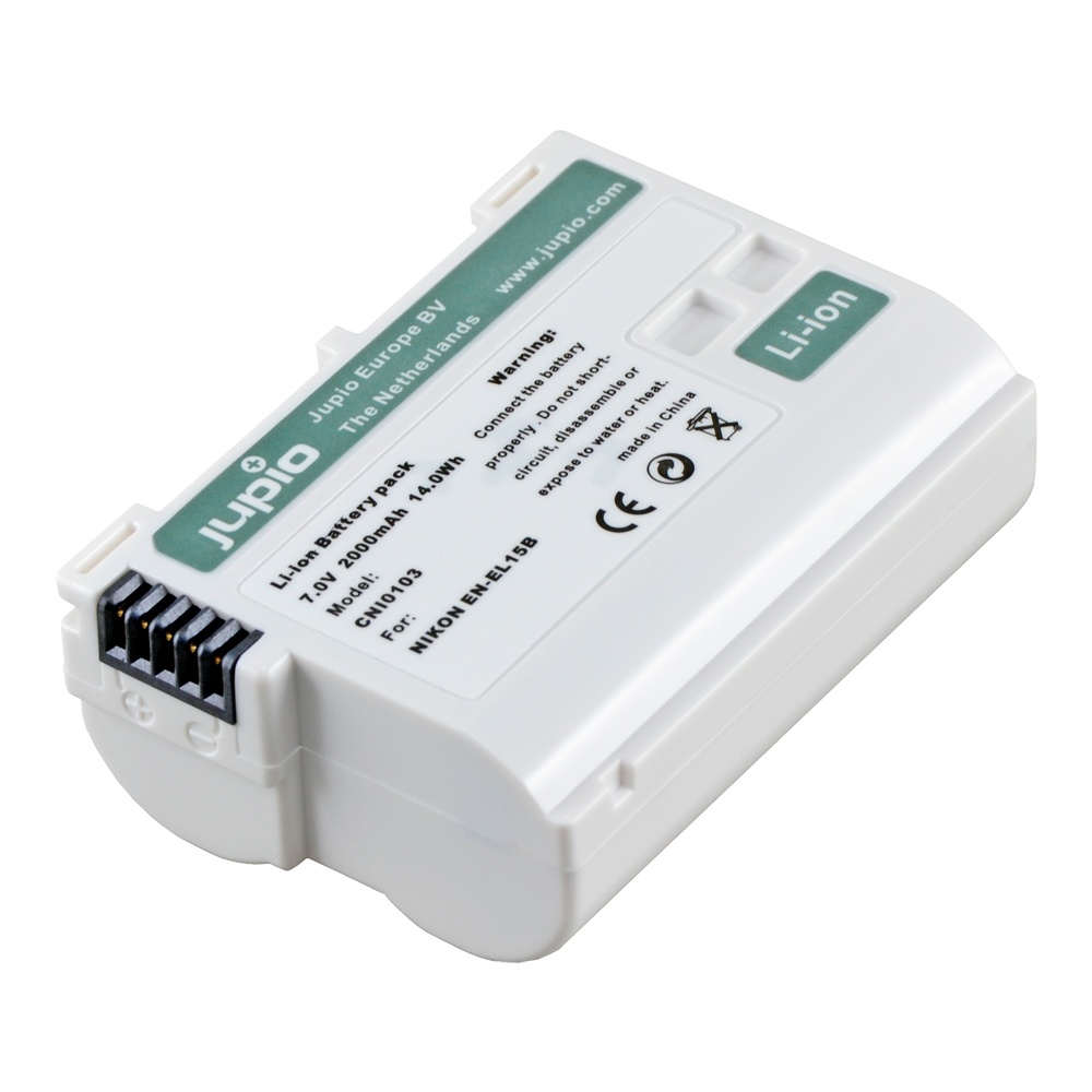 Jupio Batteria fotocamera EN-EL15B ULTRA Nikon 2000mAh / 14.0Wh.