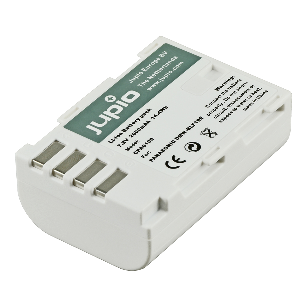 Jupio Batteria fotocamera DMW-BLF19 ULTRA Panasonic  2000mAh 14.4Wh