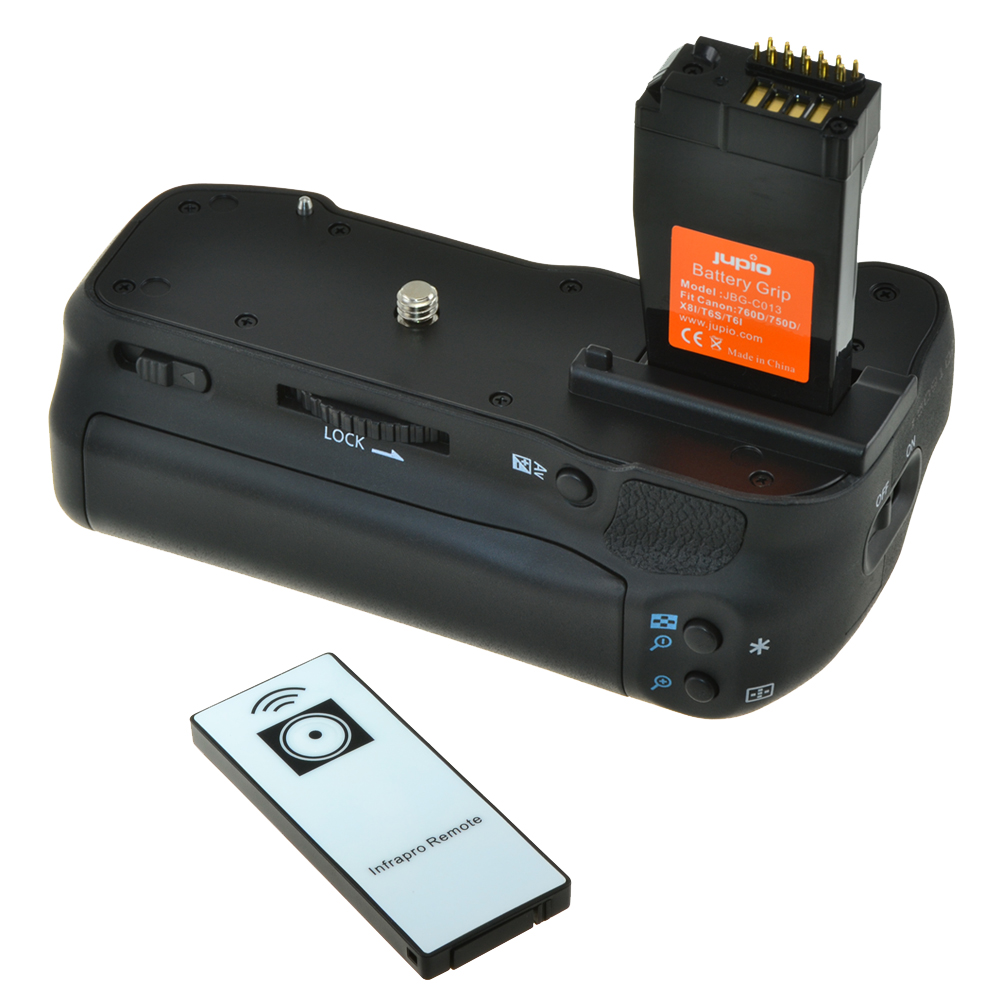 Jupio Batterygrip per Canon 750D/760D/X8i/T6s/T6i (BG-E18)