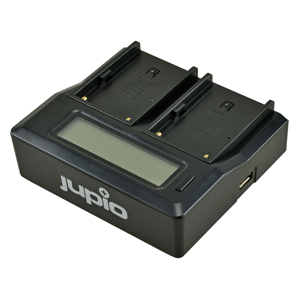 Jupio Caricatore Doppio dedicato per batterie fotocamere serie Sony BP-U