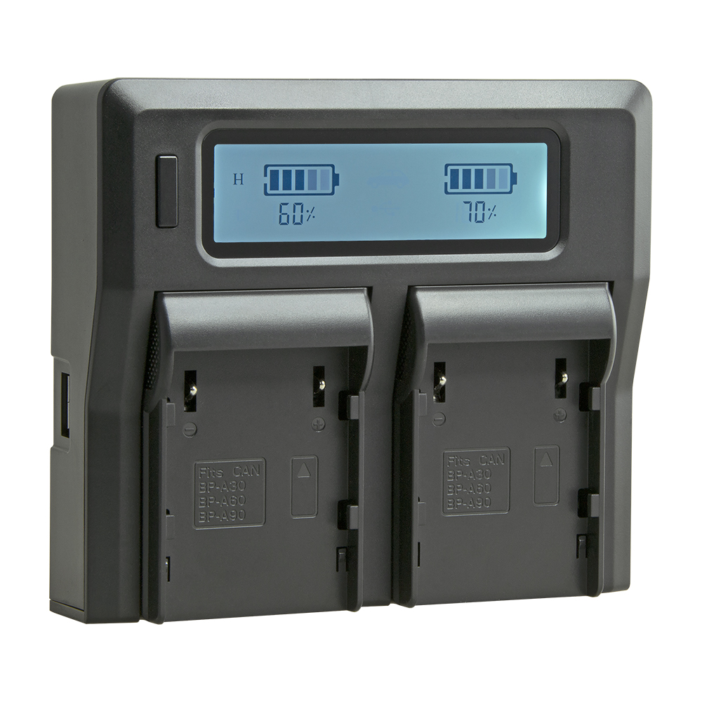 Jupio Caricabatterie doppio dedicato Canon BP-A30/BP-A60