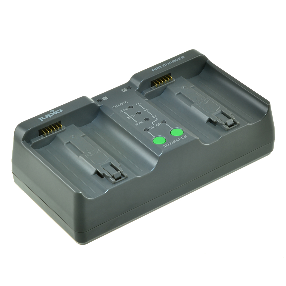 Jupio Caricatore Pro per batterie fotocamera Nikon EN-EL4(A)/EN-EL18A/EN-EL18B/LP-E4N/LP-E19 (no EN-EL4/LP-E4) - EU/UK