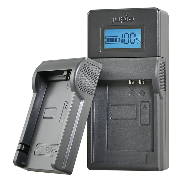 Jupio Caricabatteria USB per Fuji/Olympus/Nikon batterie 7.2V-8.4V