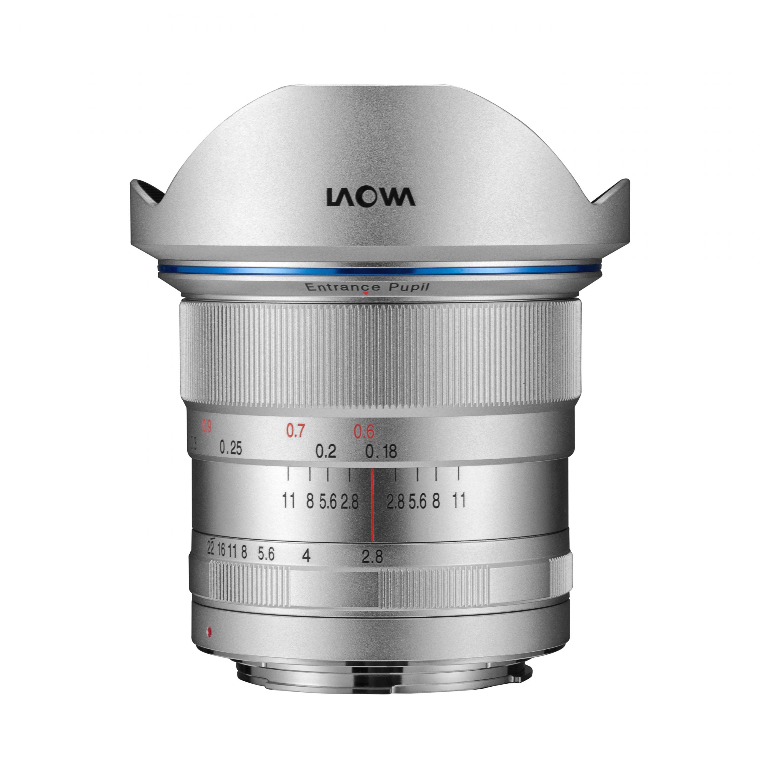 Laowa Venus Optics obiettivo 12mm f/2.8 Zero-D Pentax K argento