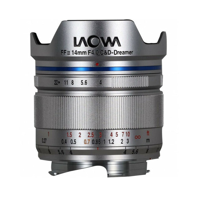 Laowa Venus Optics obiettivo 14mm f/4 Zero-D Leica M argento