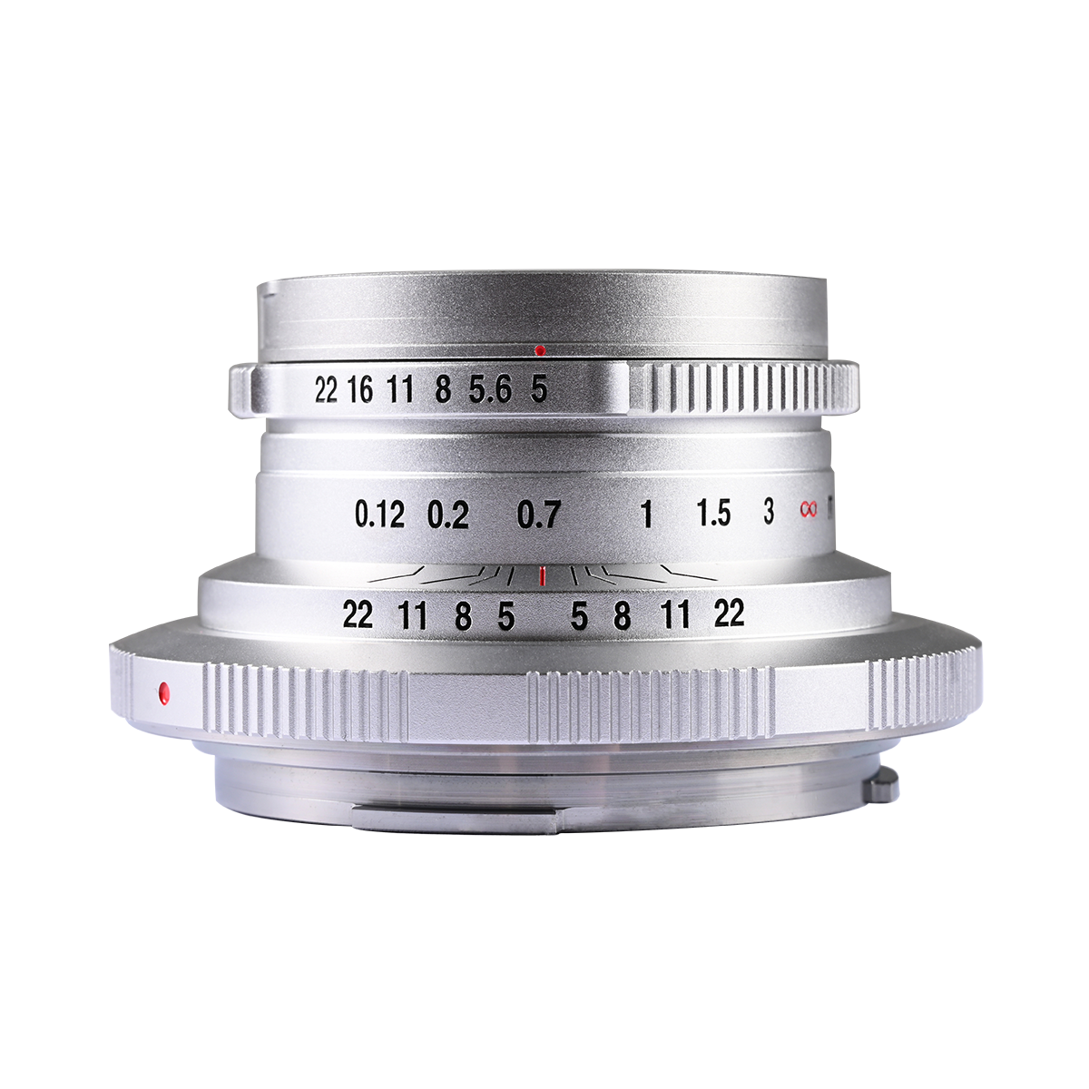 Laowa Venus Optics obiettivo 15mm Cookie f/5 Canon RF  Silver