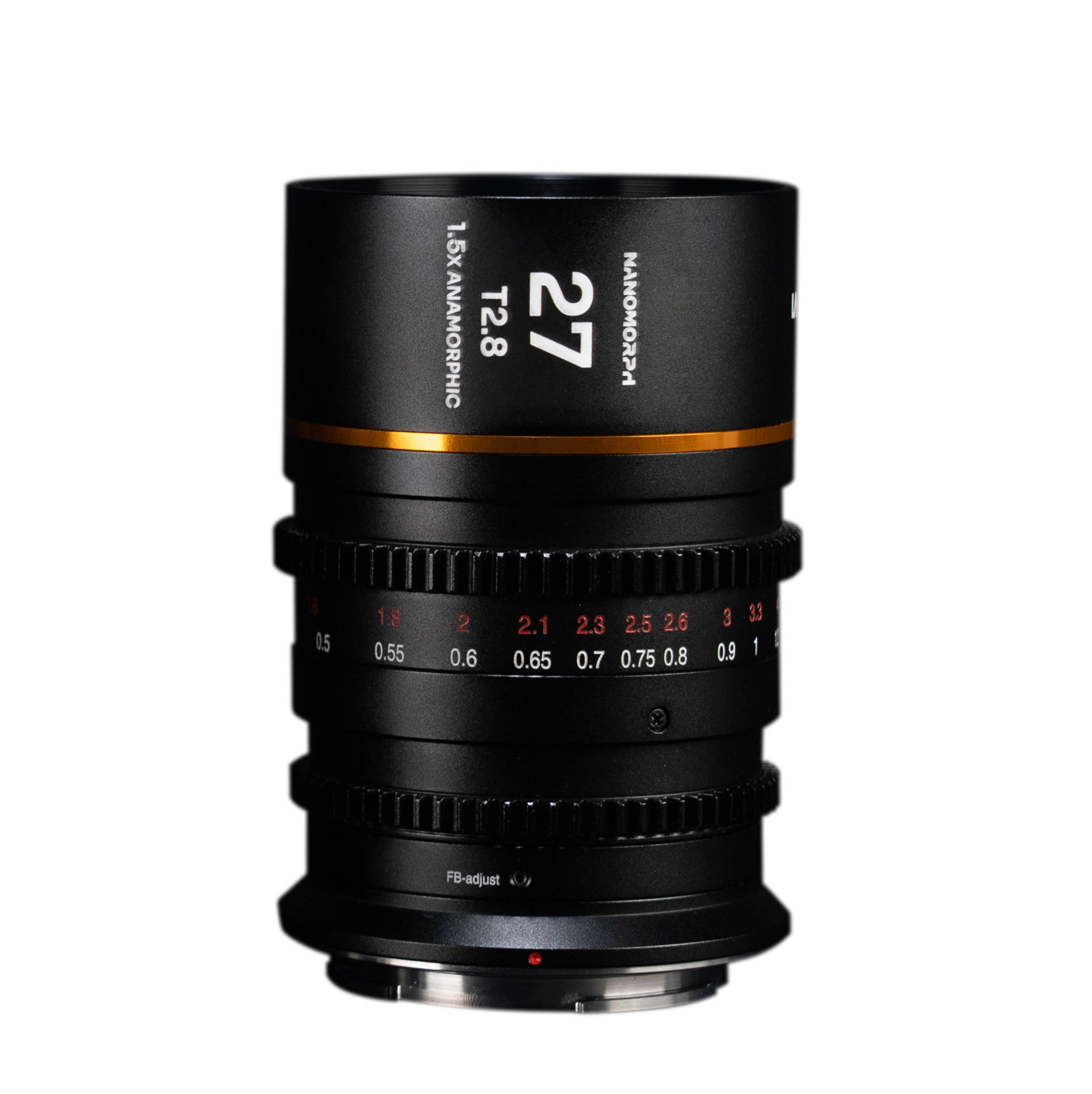 Laowa Venus Optics obiettivo 27 t/2.8 NanoMorph Ambra Fuji X Cine
