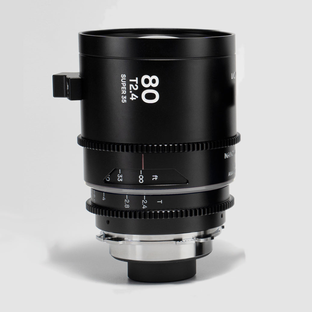 Laowa Venus Optics obiettivo 80mm t/2.4 1.5X S35 NanoMorph Silver Arri PL (Default) + EF Cine