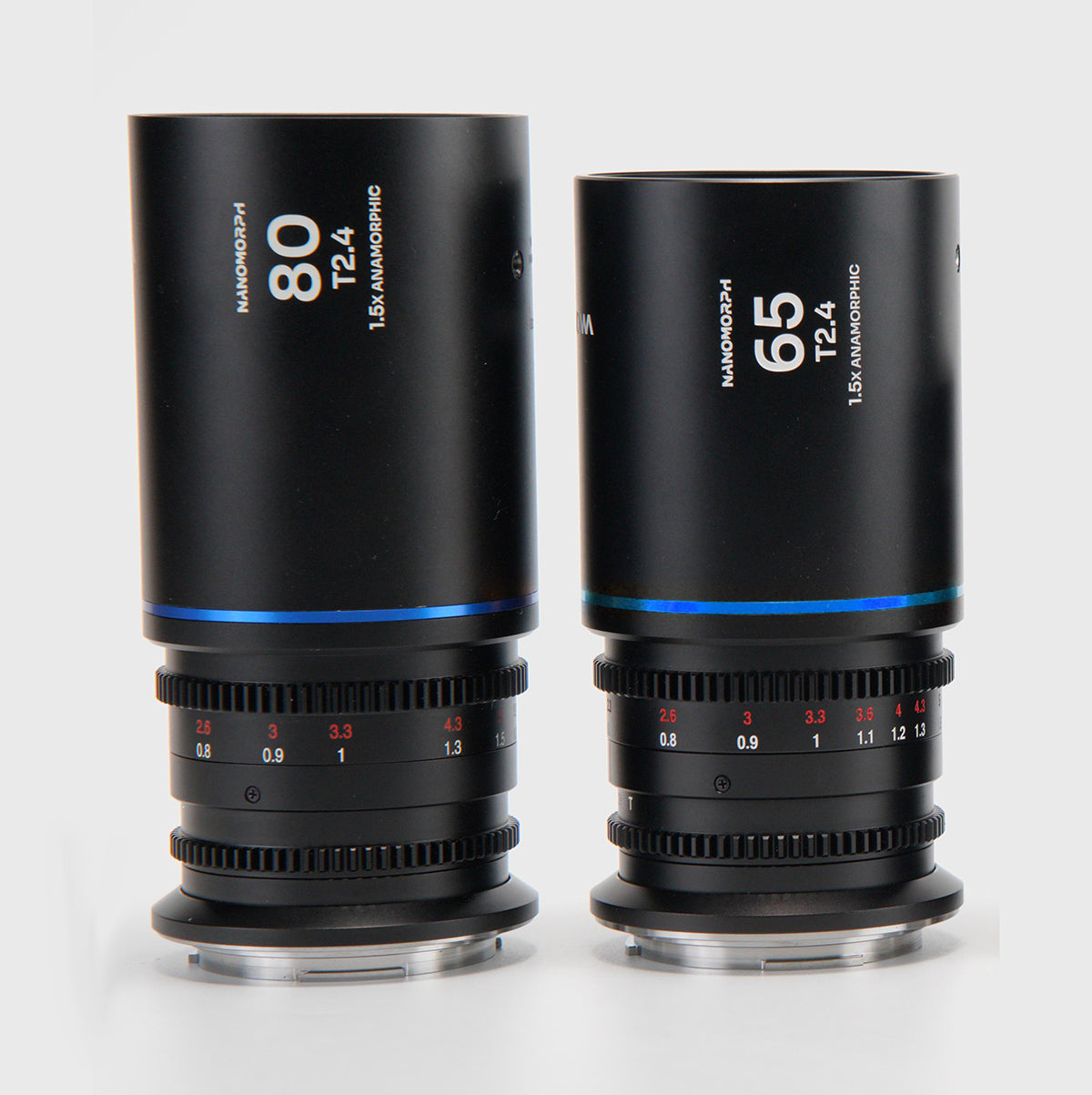 Laowa Venus Optics  S35 Prime Kit NanoMorph (65mm-80mm) Blue Fuji X Cine
