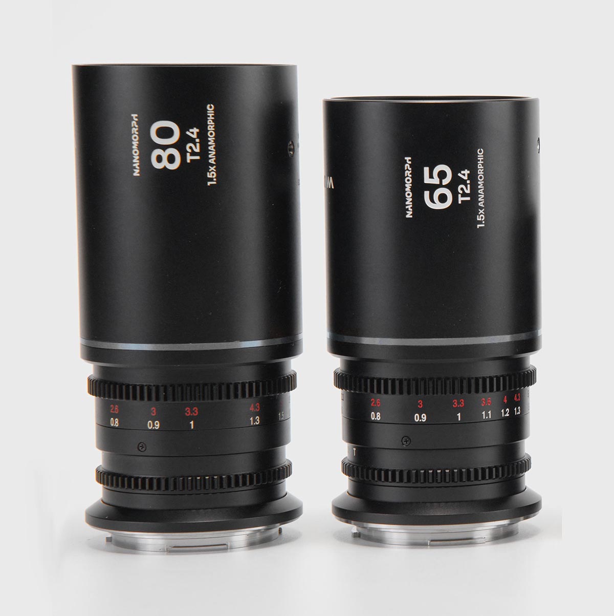 Laowa Venus Optics  S35 Prime Kit NanoMorph (65mm-80mm) Silver Fuji X Cine