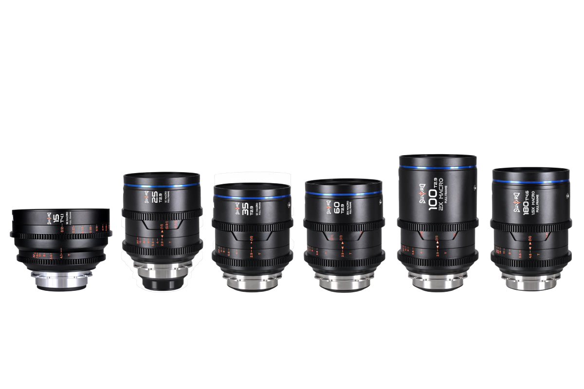 Laowa Venus Optics Kit obiettivo Sword 6 lenti 15mm 25mm 35mm 60mm 100mm 180mm per Arri PL Cine
