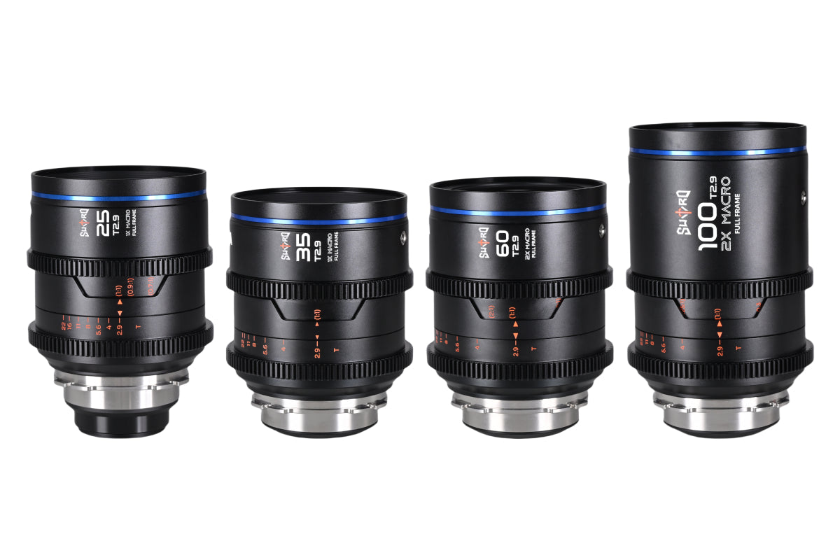 Laowa Venus Optics Kit obiettivo Sword 4 lenti 25mm 35mm 60mm 100mm per Arri PL  Cine