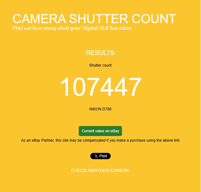 Nikon D780 24,5 Mpx Digital SLR  scatti 107447