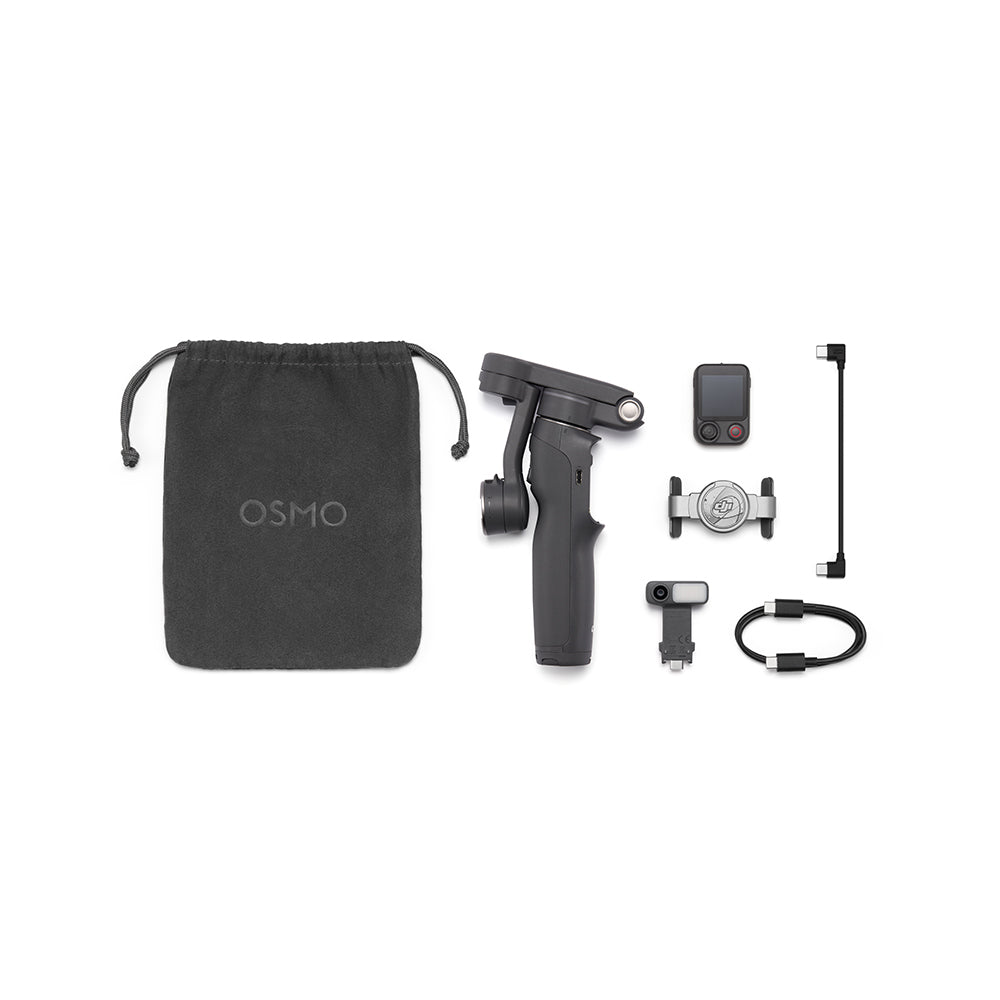 DJI Osmo Mobile 8P – Gimbal Smartphone con Advanced Tracking Combo