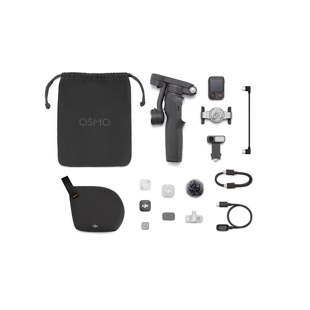 DJI Osmo Mobile 8P Creator Combo – Stabilizzatore Gimbal per Smartphone