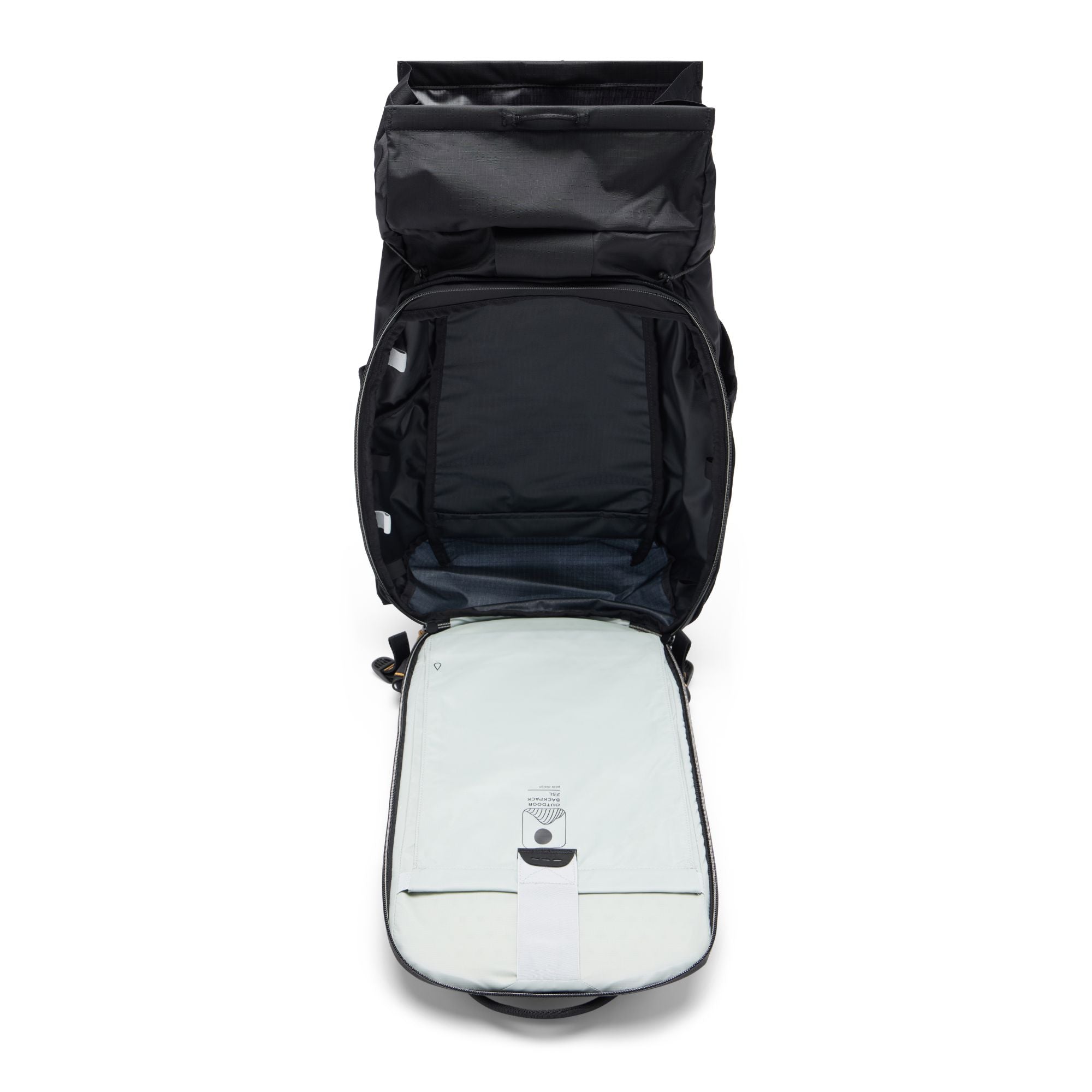 Outdoor Backpack 25L Black - Nero