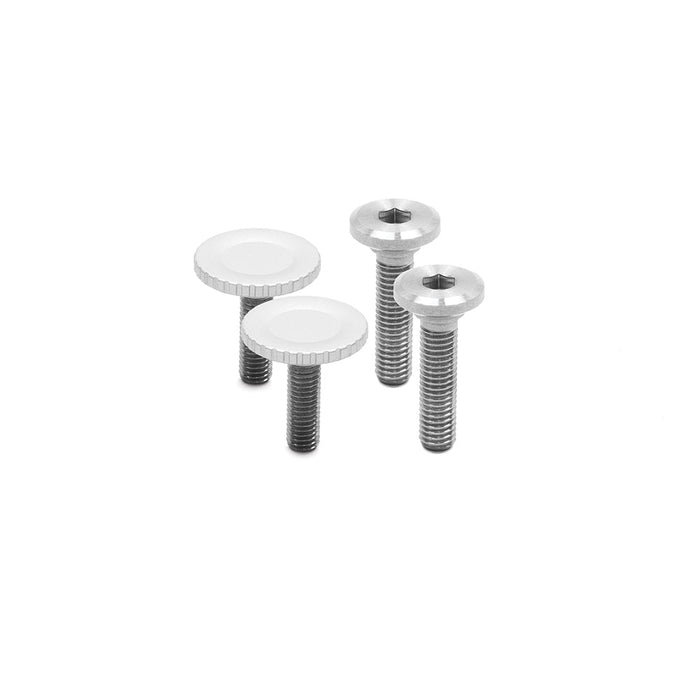 Bolt Pack Silver (x2) VITI LUNGHE - AREGENTO Replacement set of aluminum-head clamping bolts for Capture v3