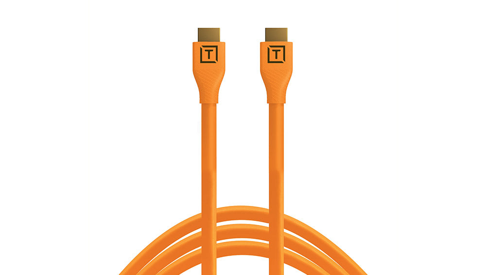 Tether Tools TetherPro cavo rete HDMI da 2.0 a HDMI 2.0   4.6m arancio alta visibilit�