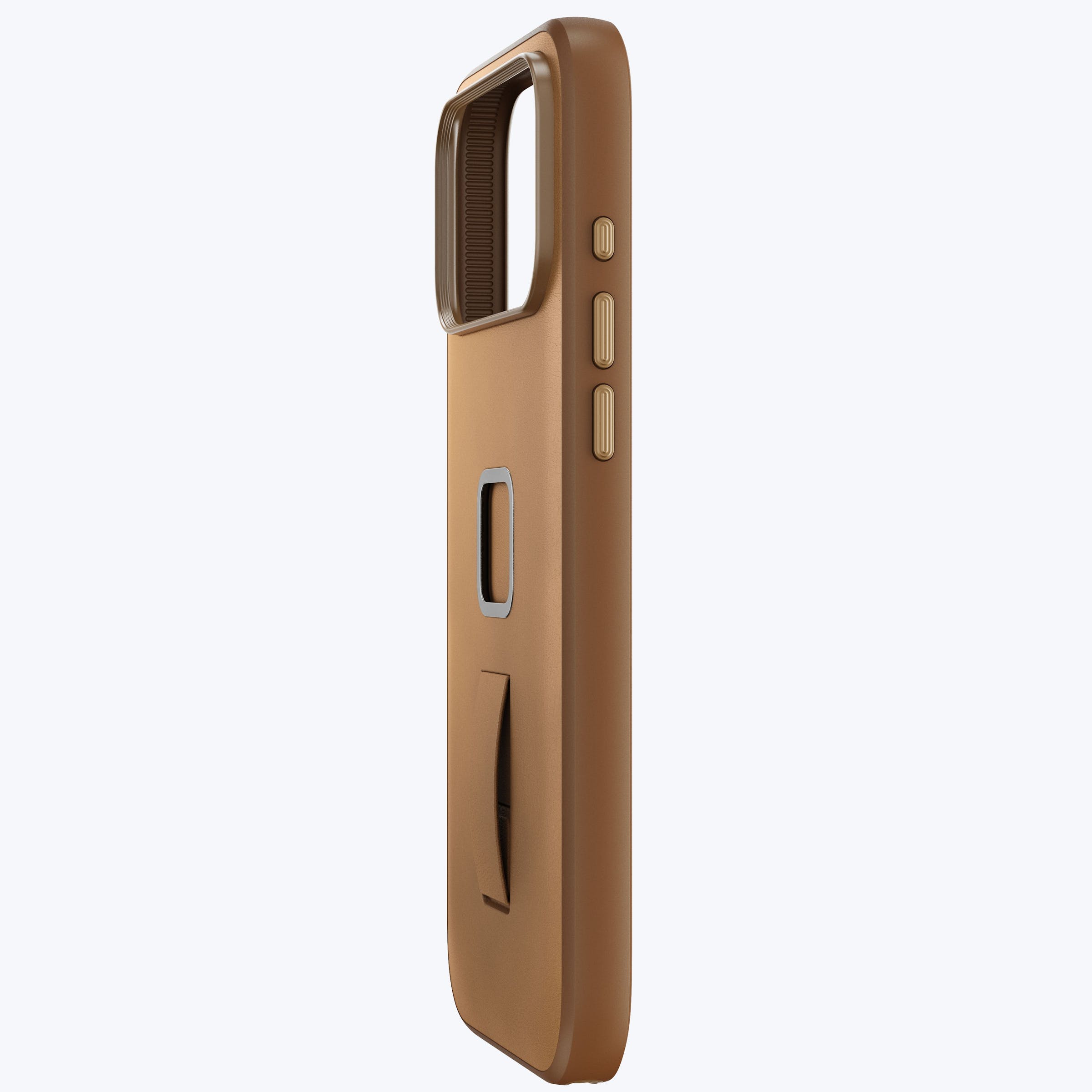 Mobile Everyday Clarino Loop Case iPhone 17 Pro Max Tan