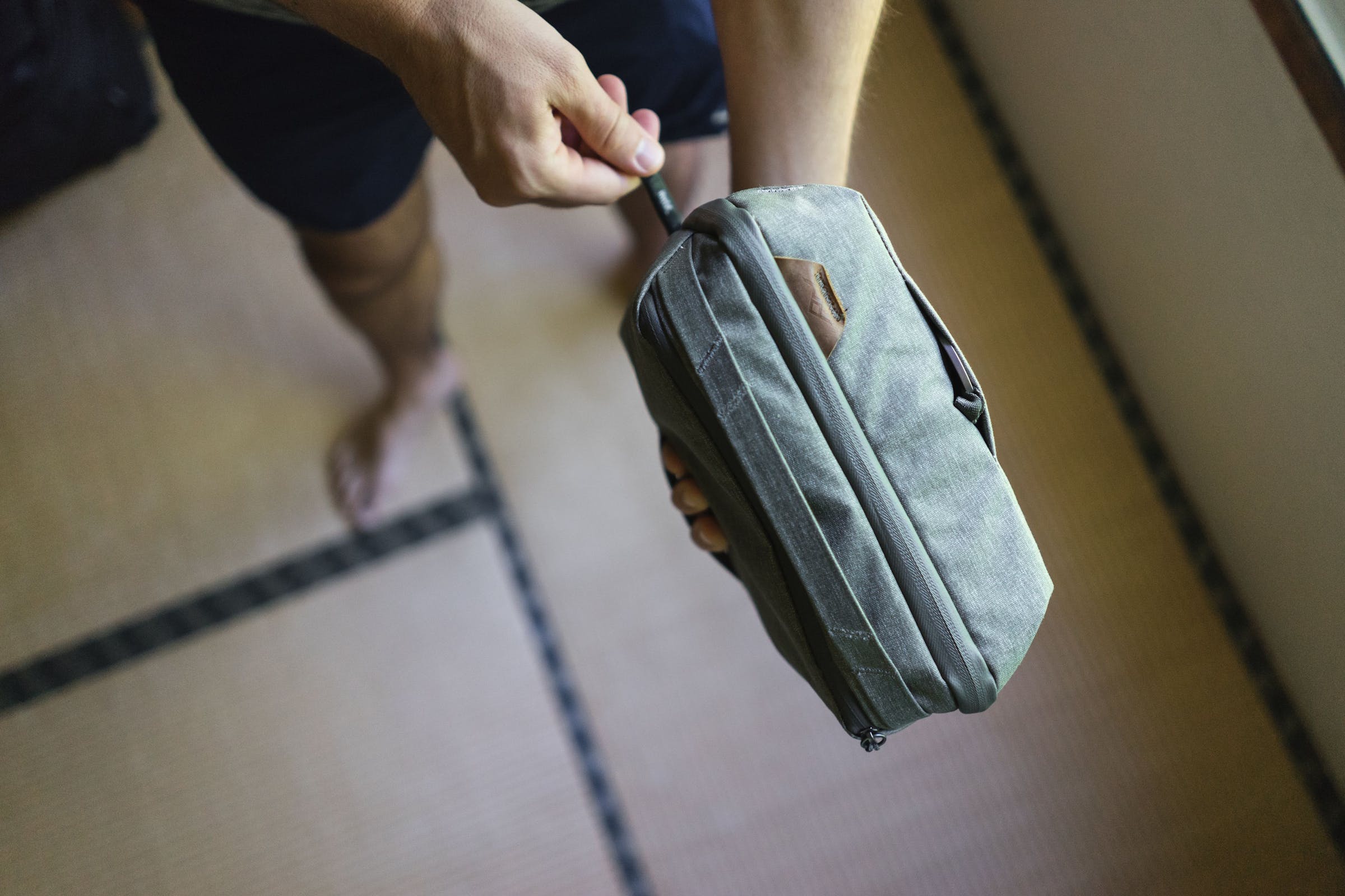 Wash Pouch Sage - verde Slavia