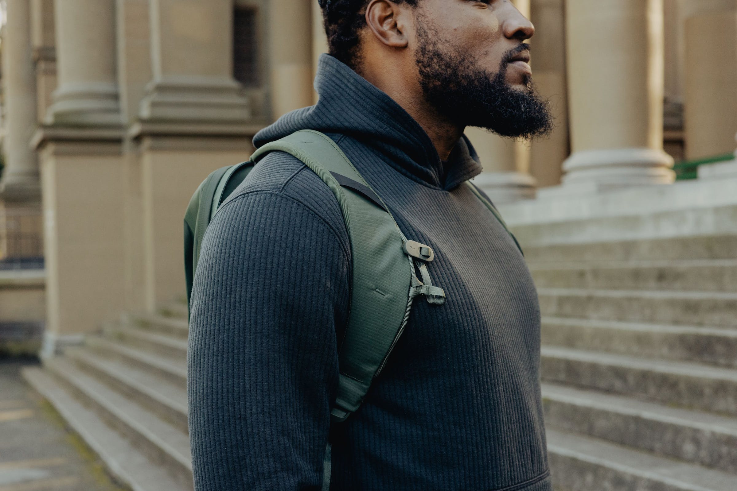 Travel Backpack 2-in-1 40L Sage (2 Zaini in 1)