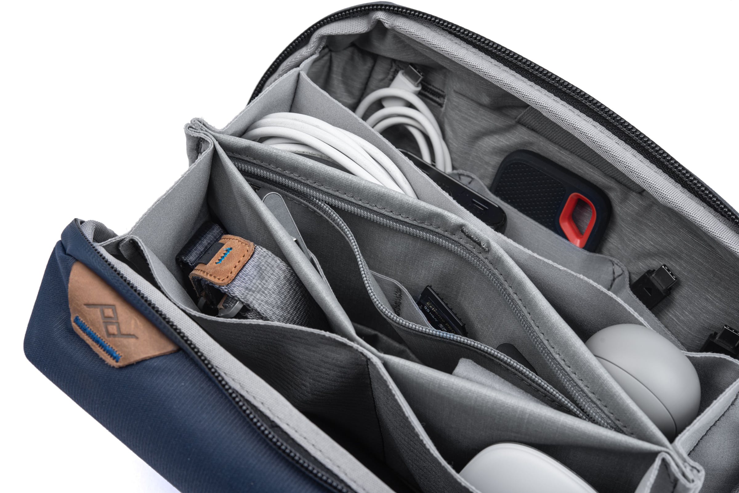 Tech Pouch Midnight - Blu Notte