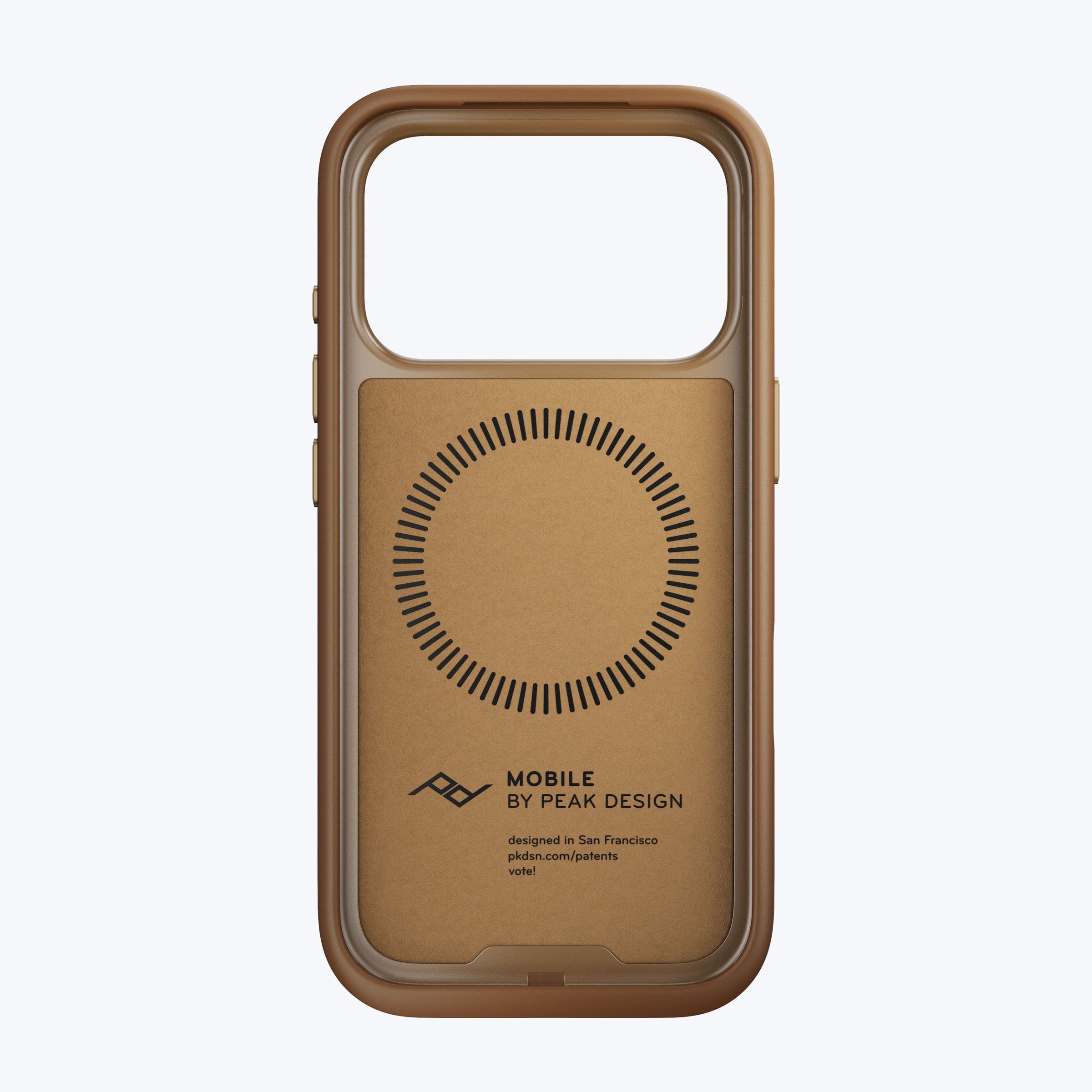 Mobile Everyday Clarino Loop Case iPhone 17 Pro Tan