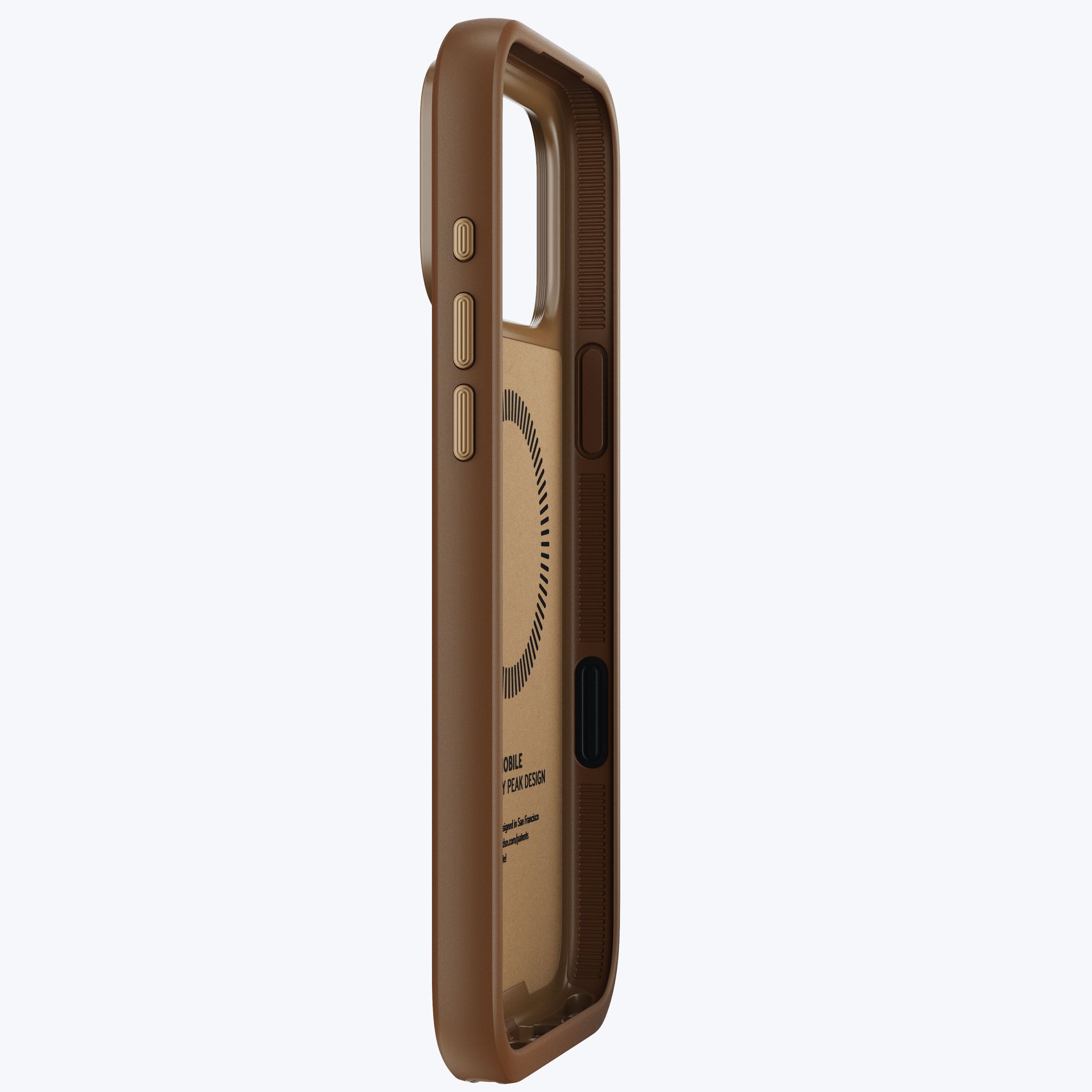Mobile Everyday Clarino Loop Case iPhone 17 Pro Max Tan
