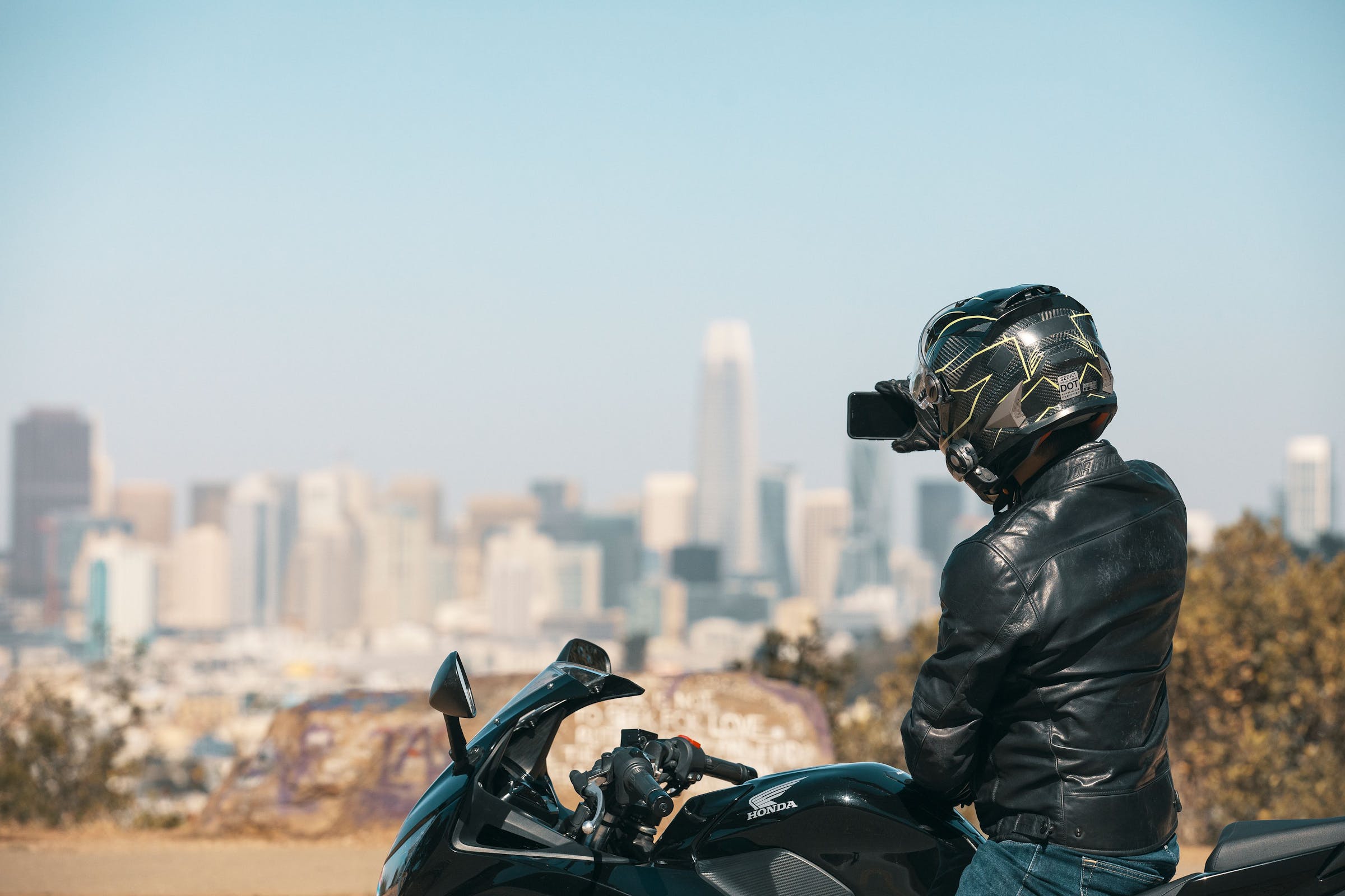 Mobile - Supporto da manubrio centrale per moto - con Antivibrazione
