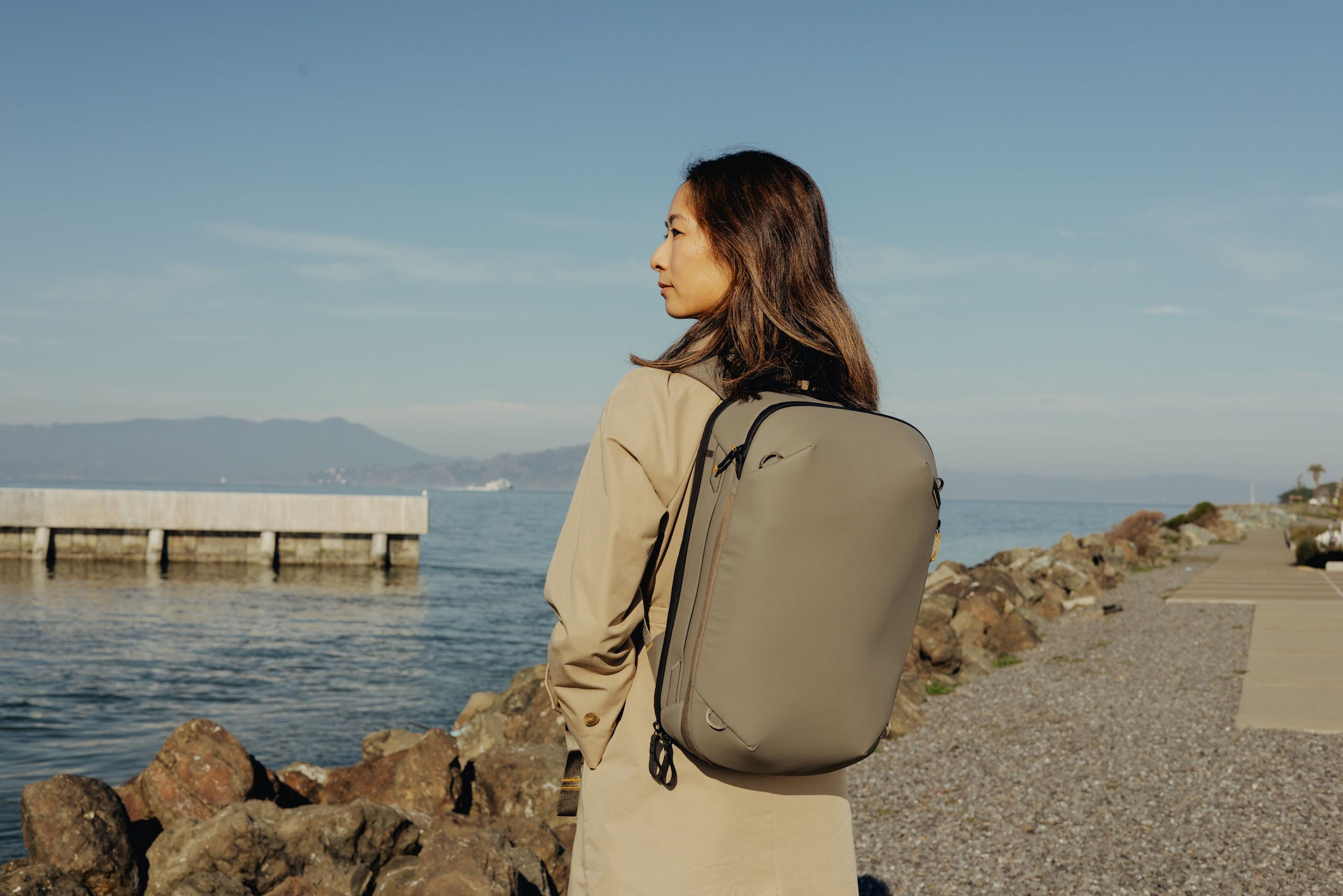 Travel Backpack 20L Stone - weekend