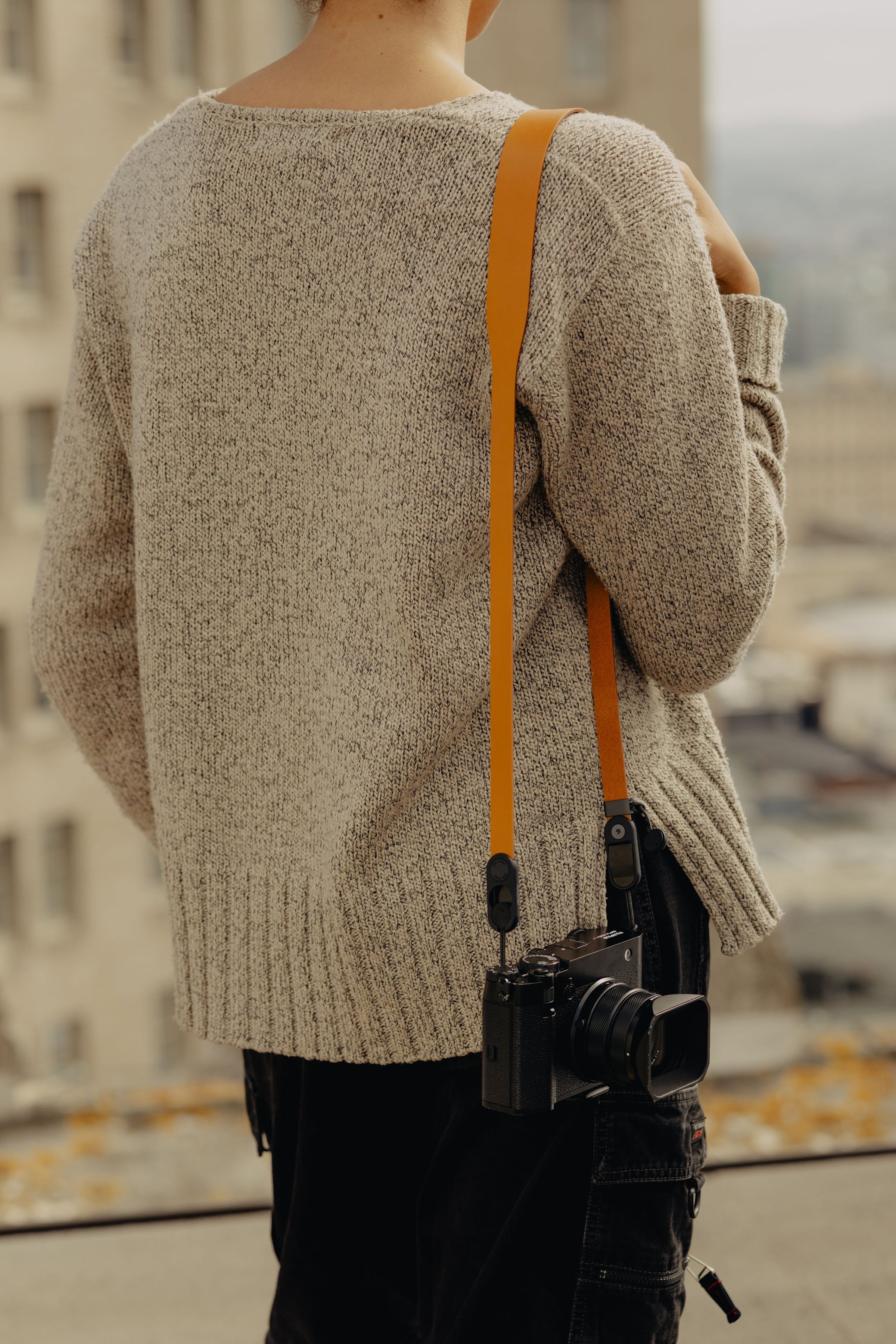 Form - Leather Pelle Camera Strap Standard - Amber