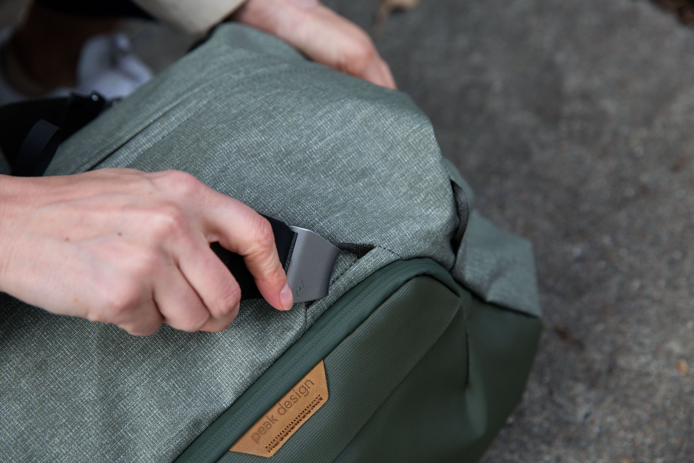 Travel Duffel 35Litri Sage. - Verde Salvia 35L