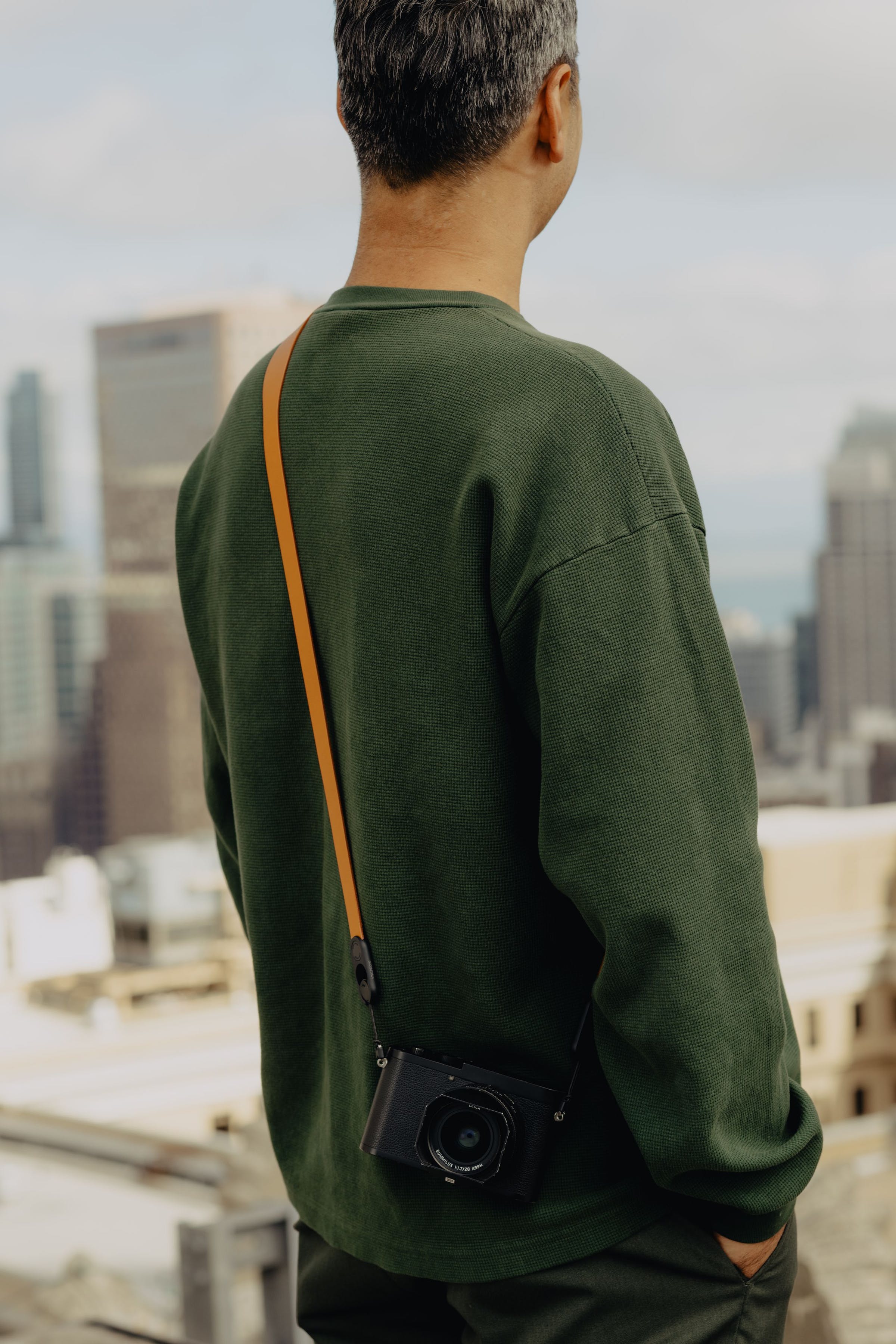 Form - Leather Pelle Camera Strap Long - Amber