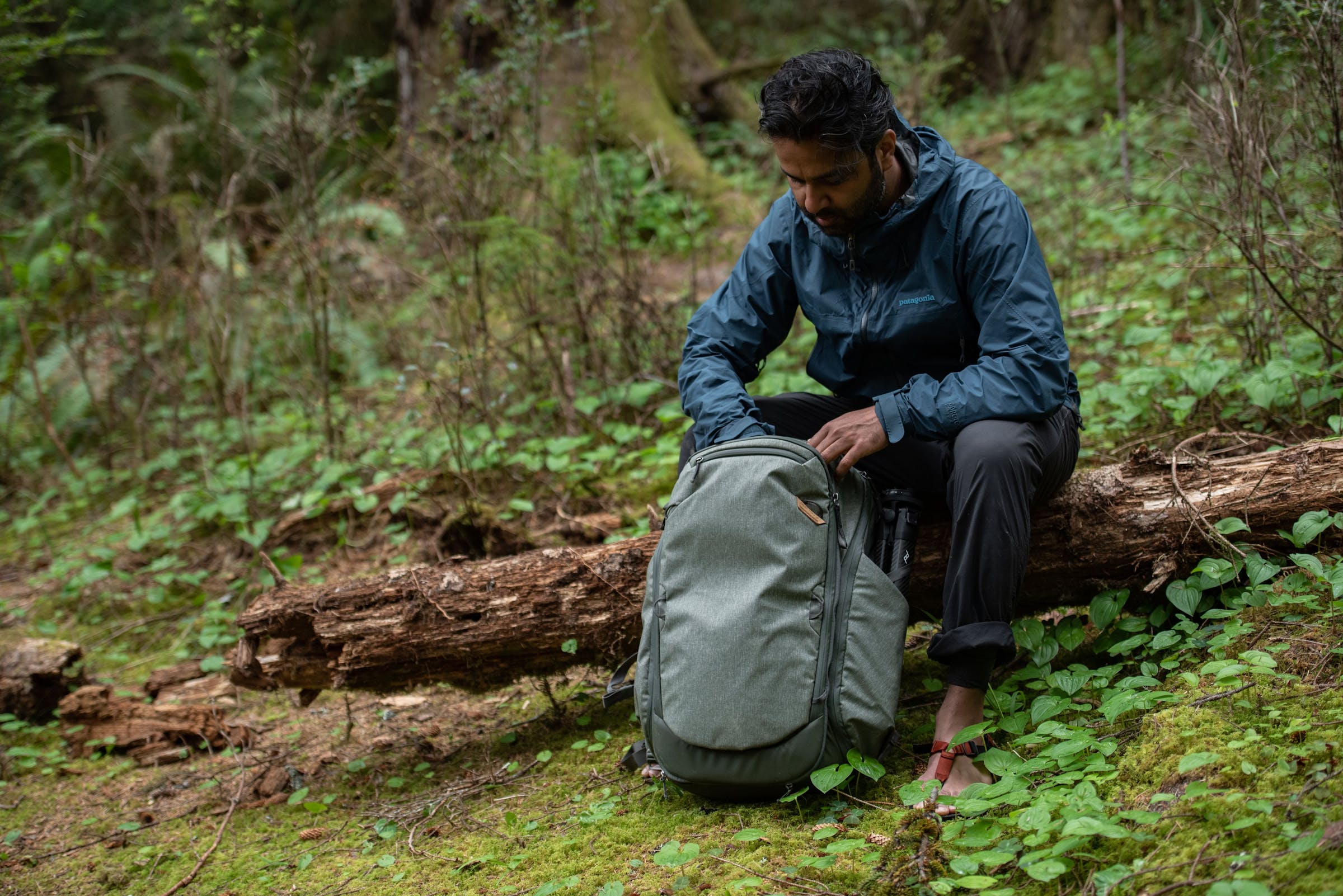 Travel Backpack 45Litri Sage - Salvia 45L