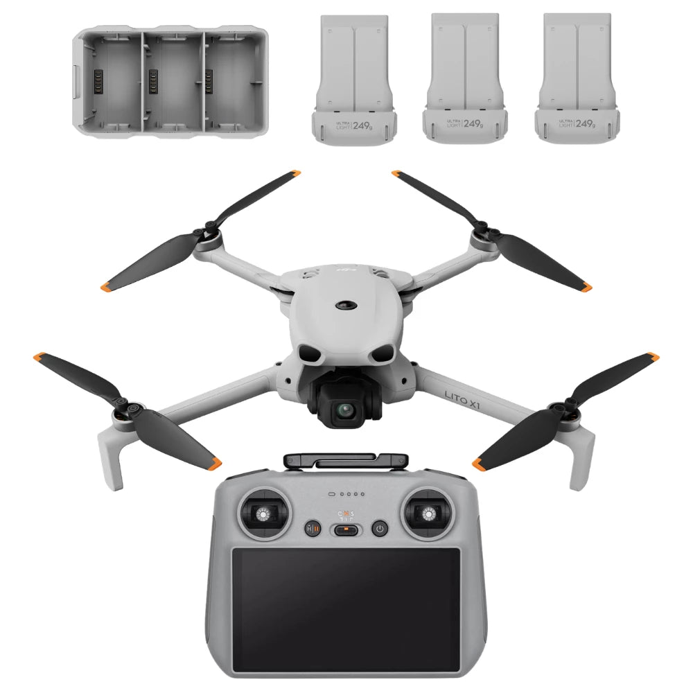 DJI Lito X1 Fly More Combo (RC 2) – Kit Completo con Telecomando