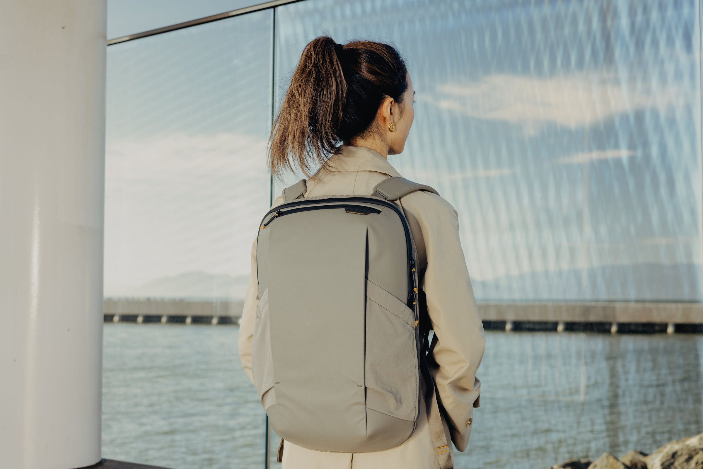 Travel Backpack 2-in-1 40L Stone (2 Zaini in 1)