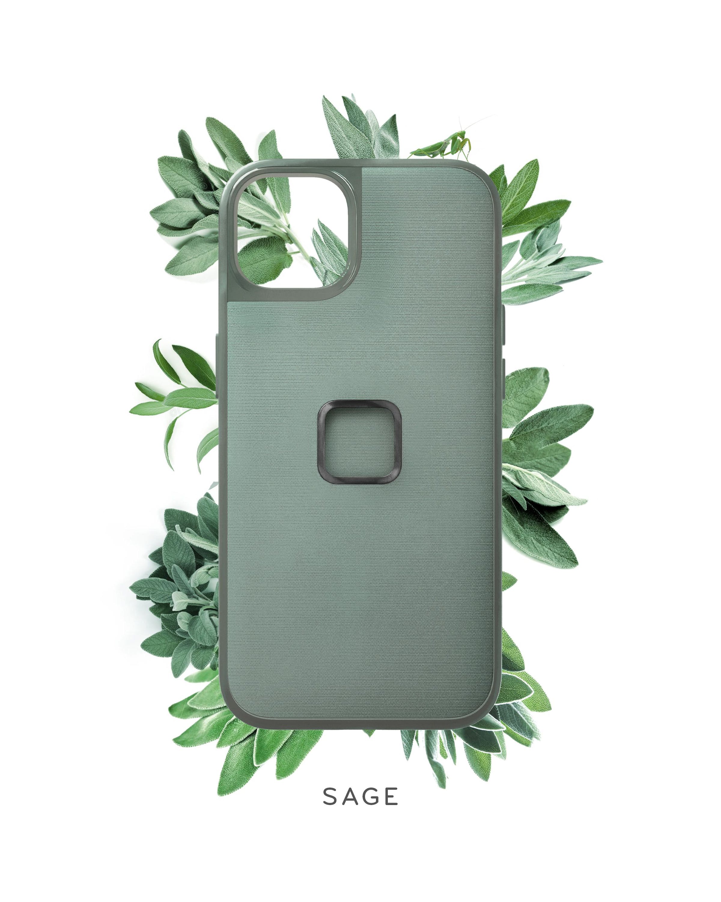 Mobile Everyday Fabric Case iPhone 14 Pro - Sage